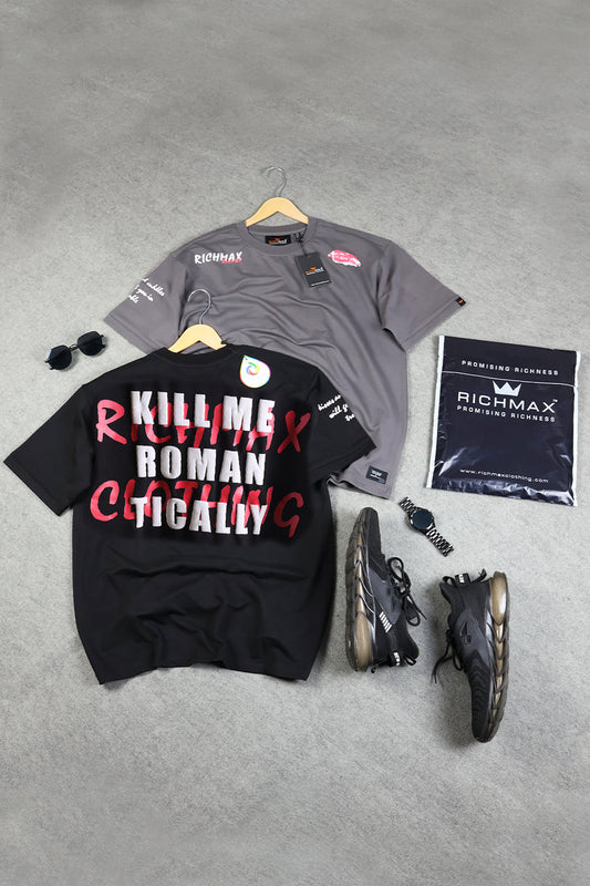 🔥 RICH PRINTED TEES | DROP SHOULDER STYLE | COMBO PACK OF 2