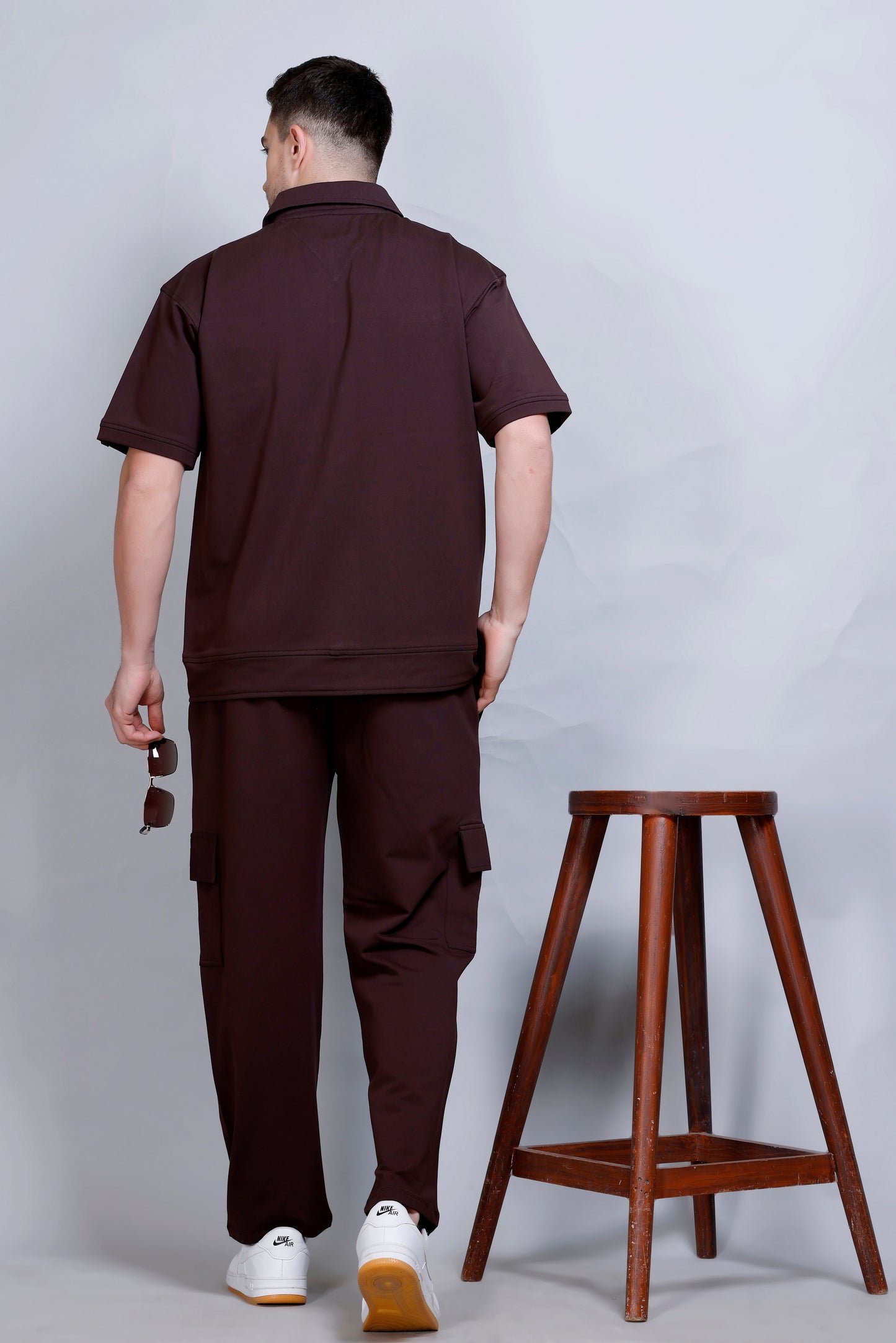 RICHMAX EXECUTIVE RELAXED FIT CORDSET DEEP COFFEE