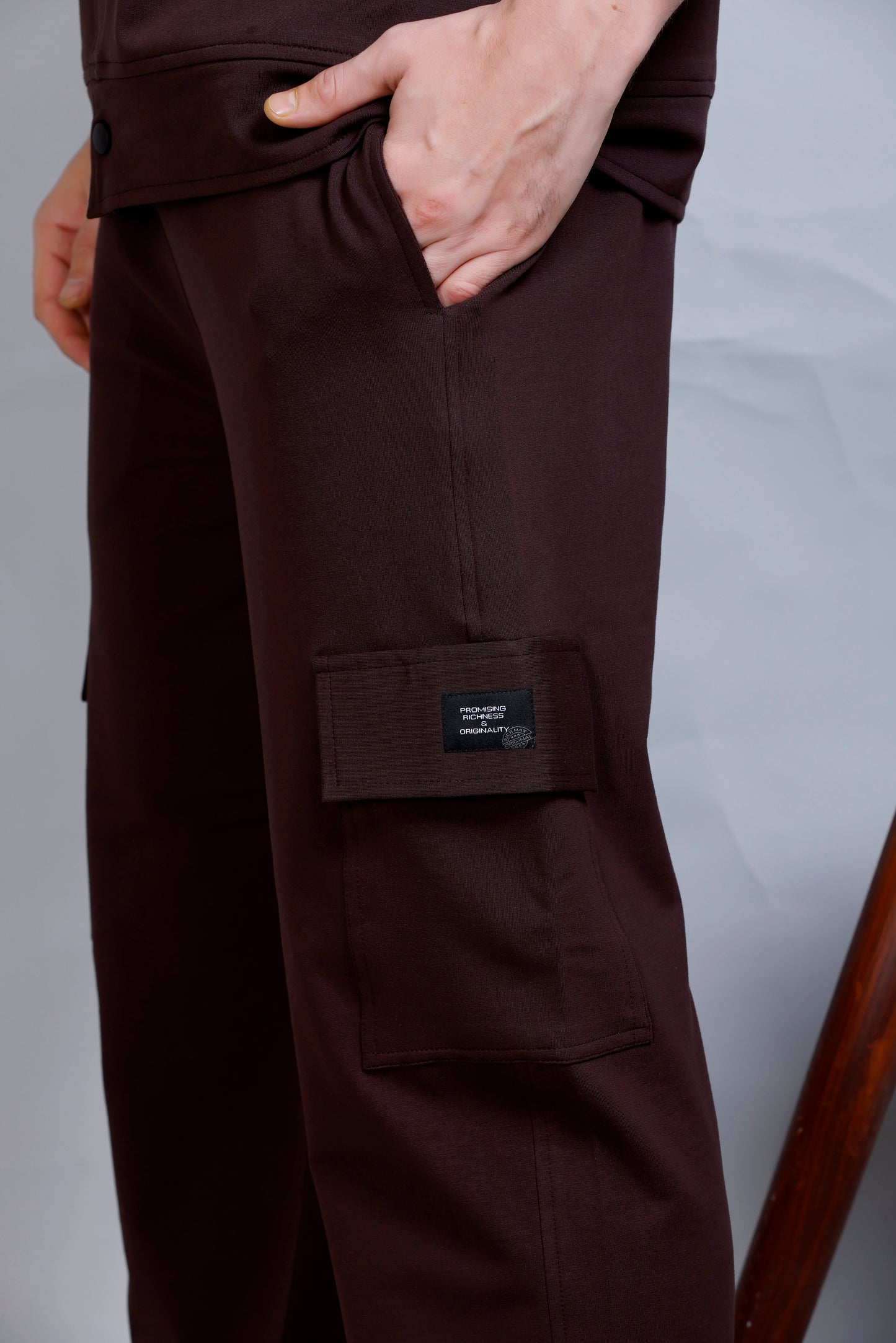 RICHMAX EXECUTIVE RELAXED FIT CORDSET DEEP COFFEE