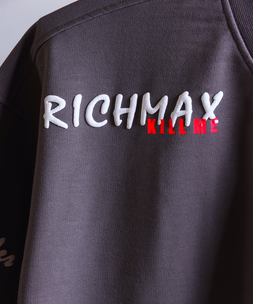 KILL ME ROMANTICALLY OVERSIZED TEE DARK GREY (GREY)