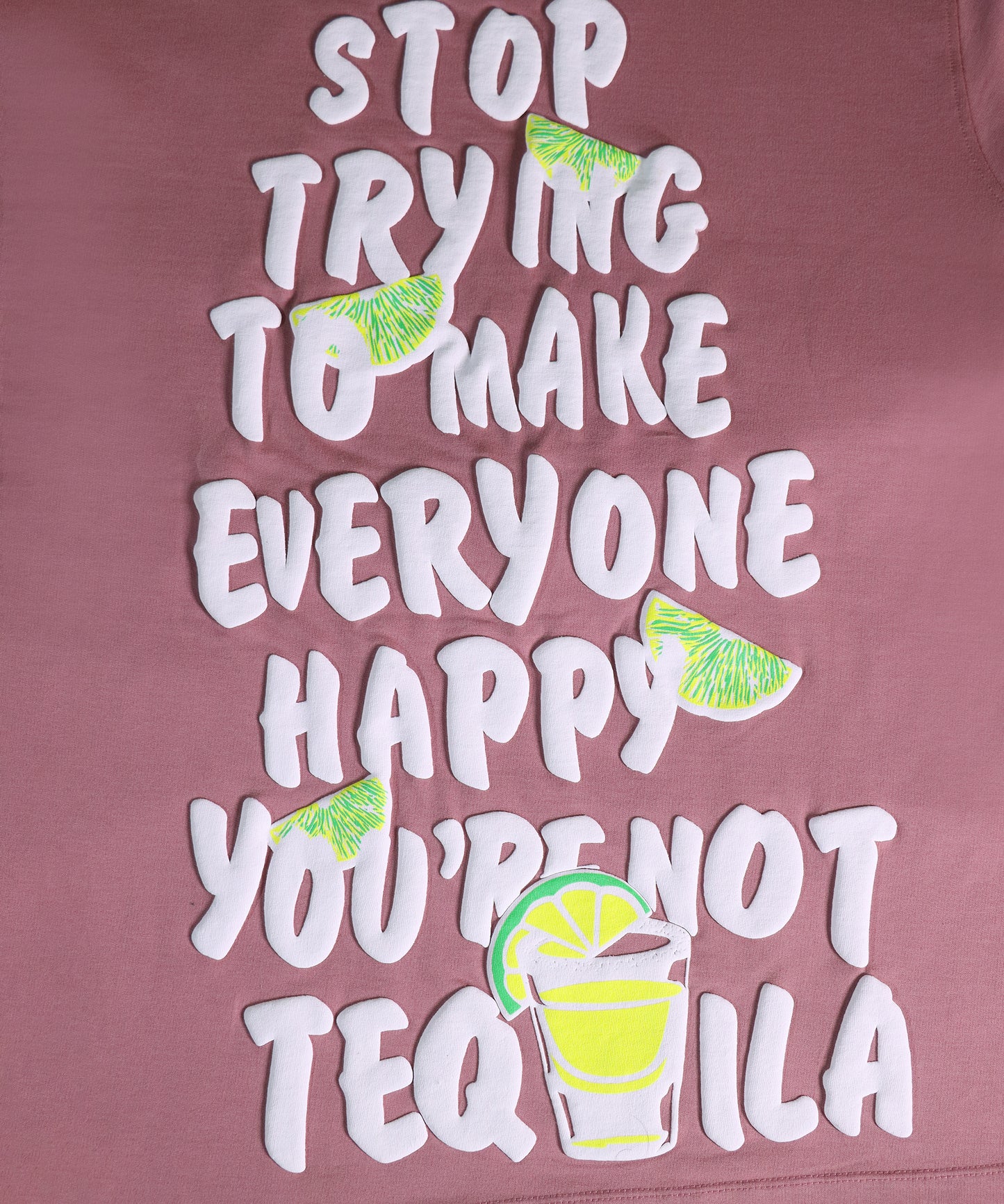 TEQUILA OVERSIZED TEE BLUSHY ROSE