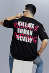 KILL ME ROMANTICALLY OVERSIZED TEE METAL BLACK (BLACK)