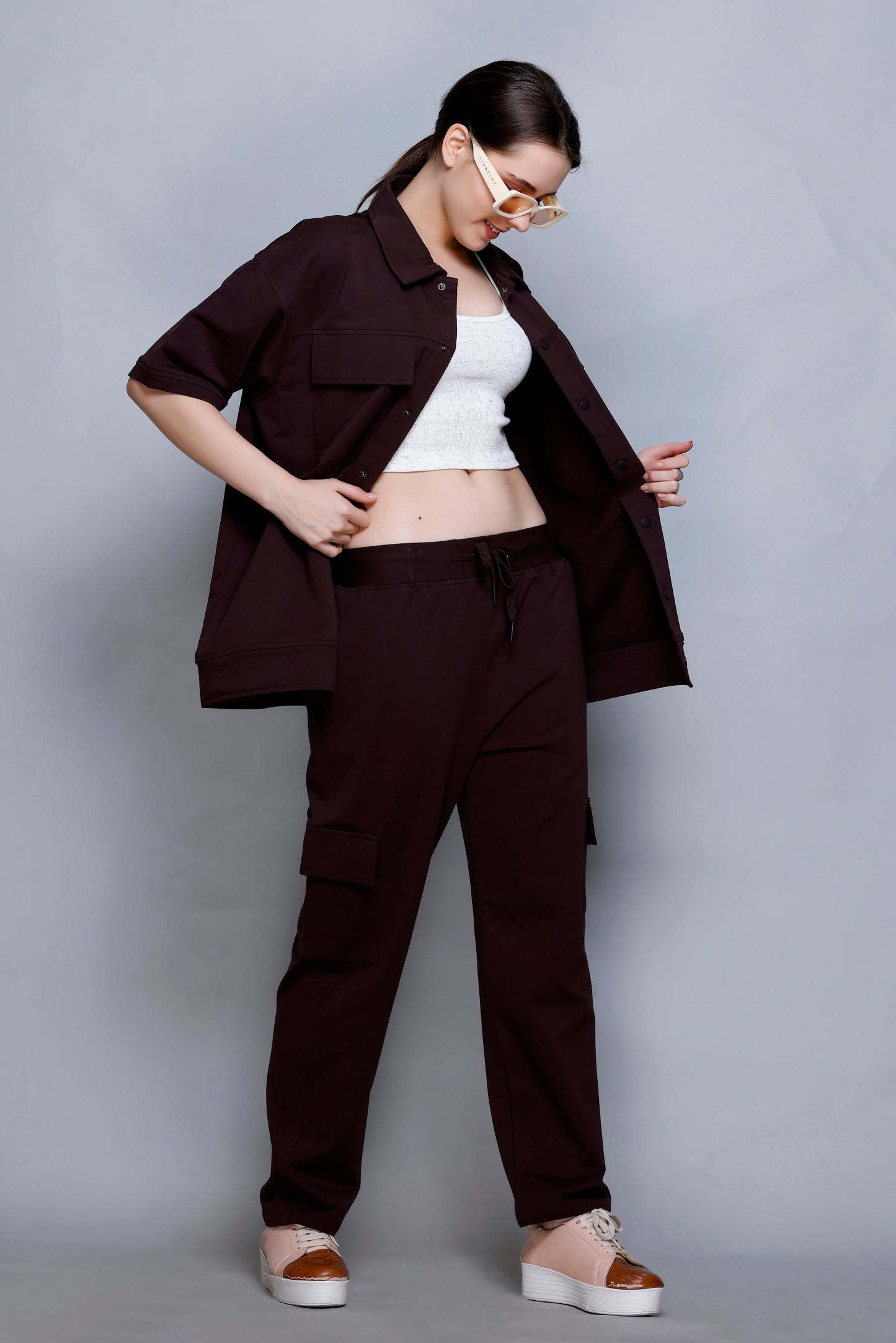 RICHMAX EXECUTIVE RELAXED FIT CORDSET DEEP COFFEE