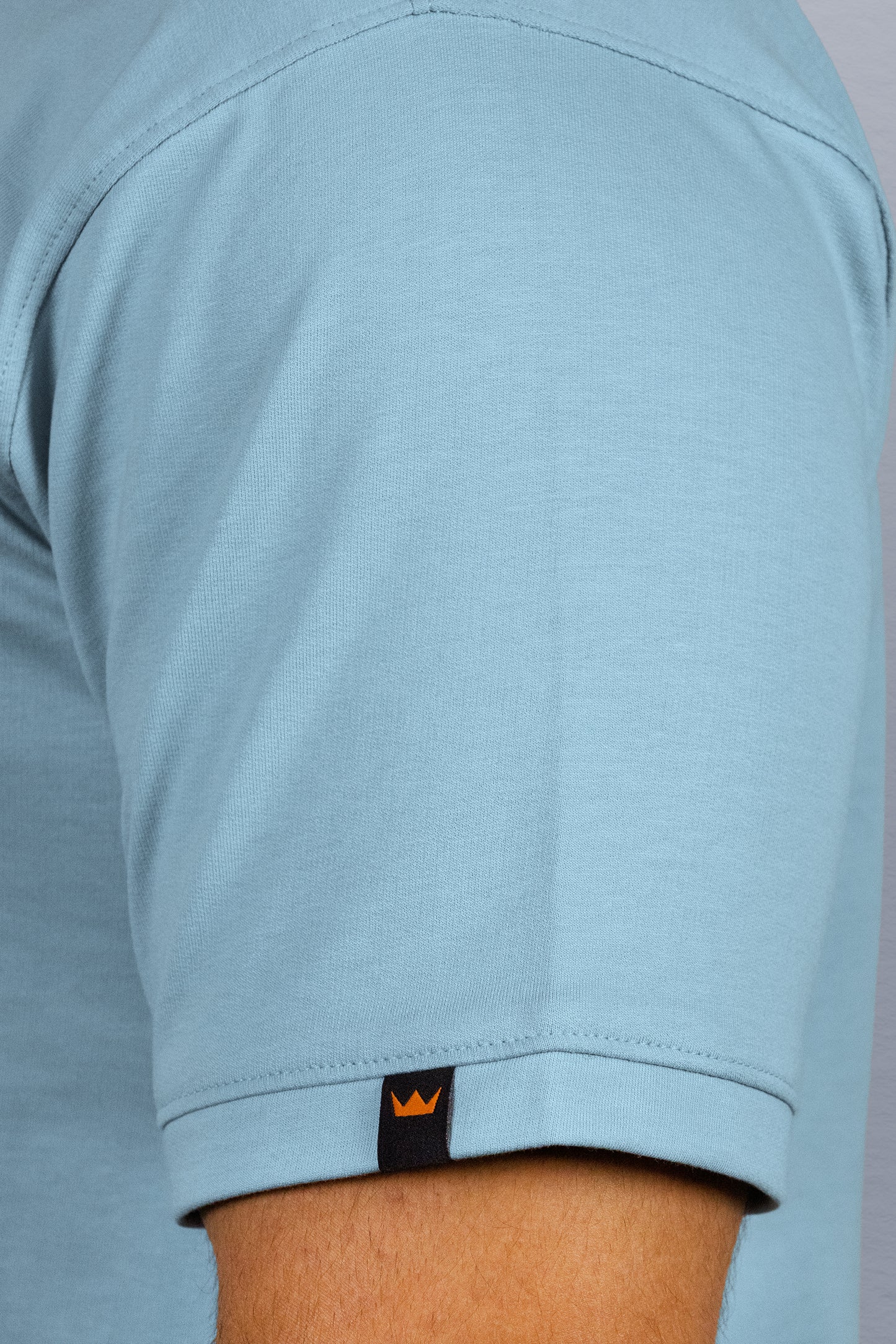 RICHMAX MINIMALIST OVERSIZED TEE AQUA ISLAND