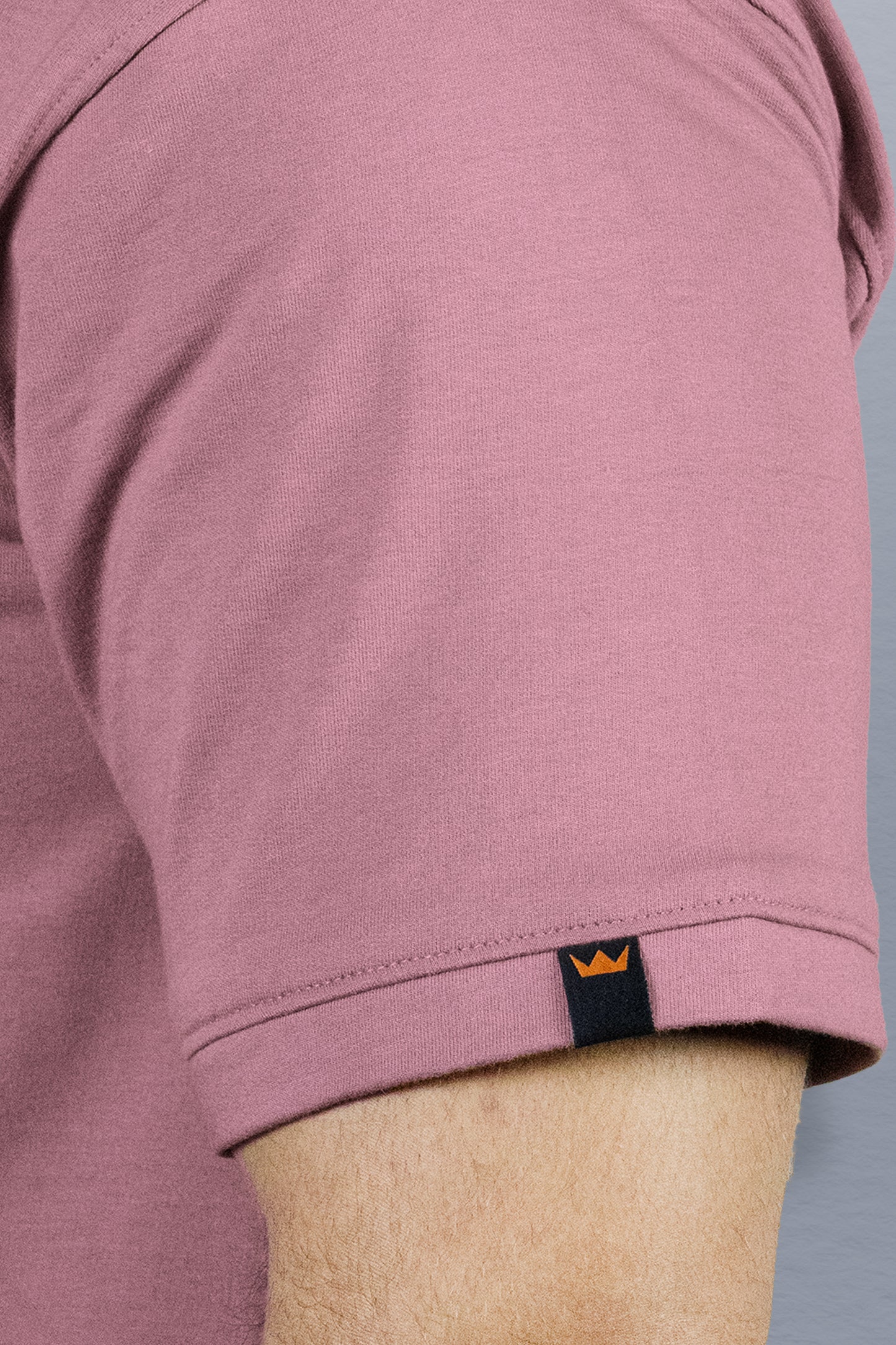 RICHMAX MINIMALIST OVERSIZED TEE BLUSHY ROSE