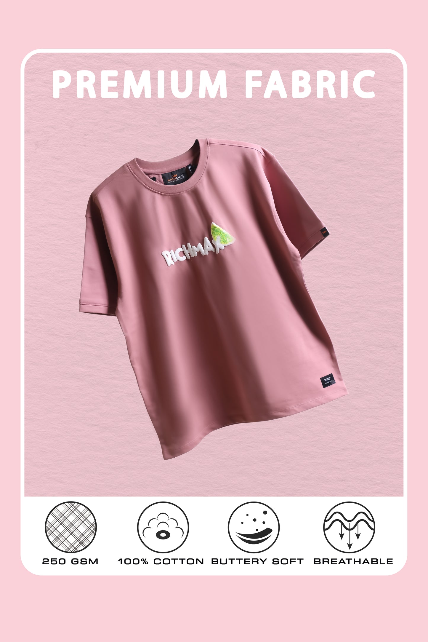 YOU ARE NOT TEQUILA OVERSIZED TEE BLUSHY ROSE (PINK)