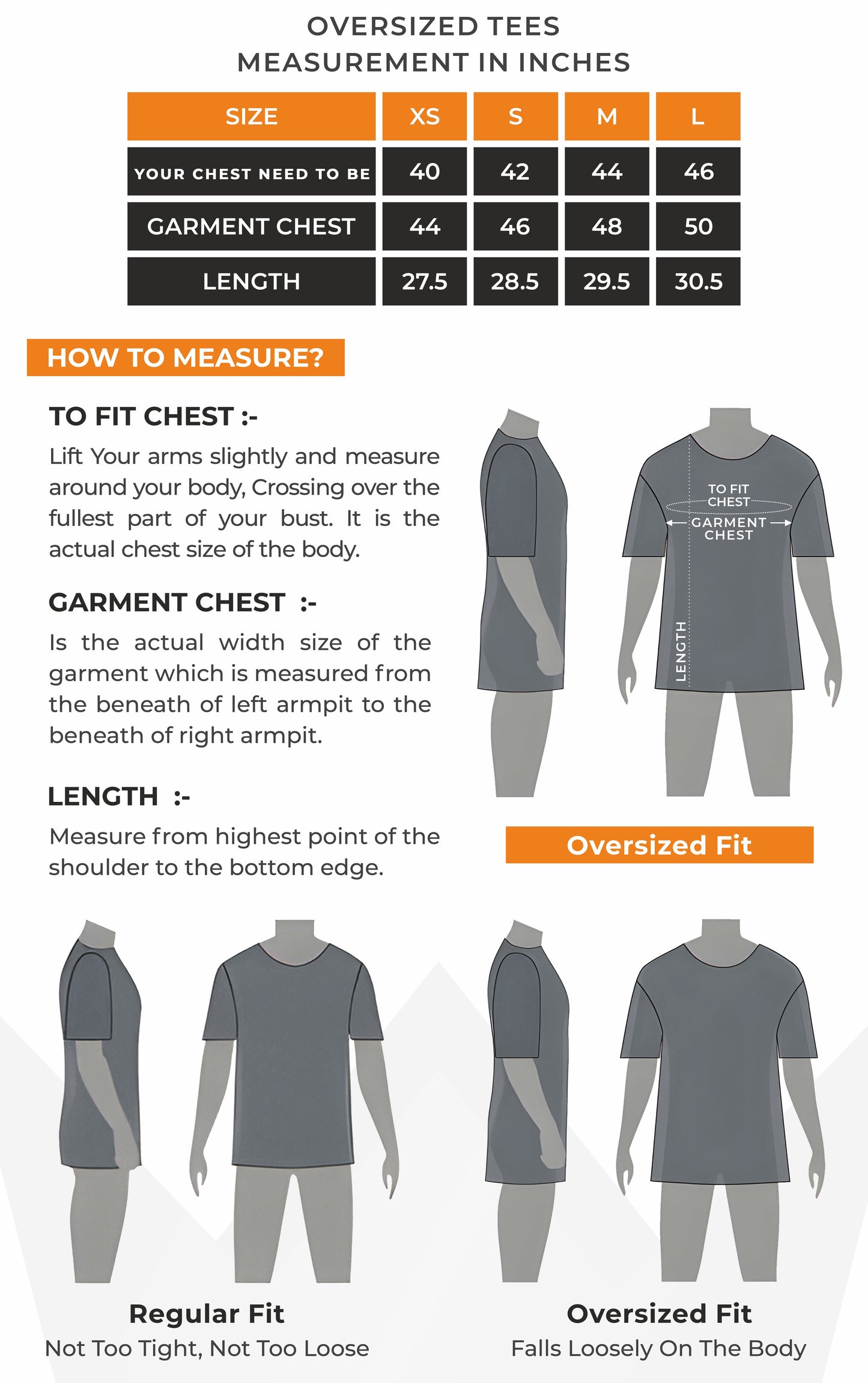 RICHMAX MINIMALIST OVERSIZED TEE DARK GREY (GREY)