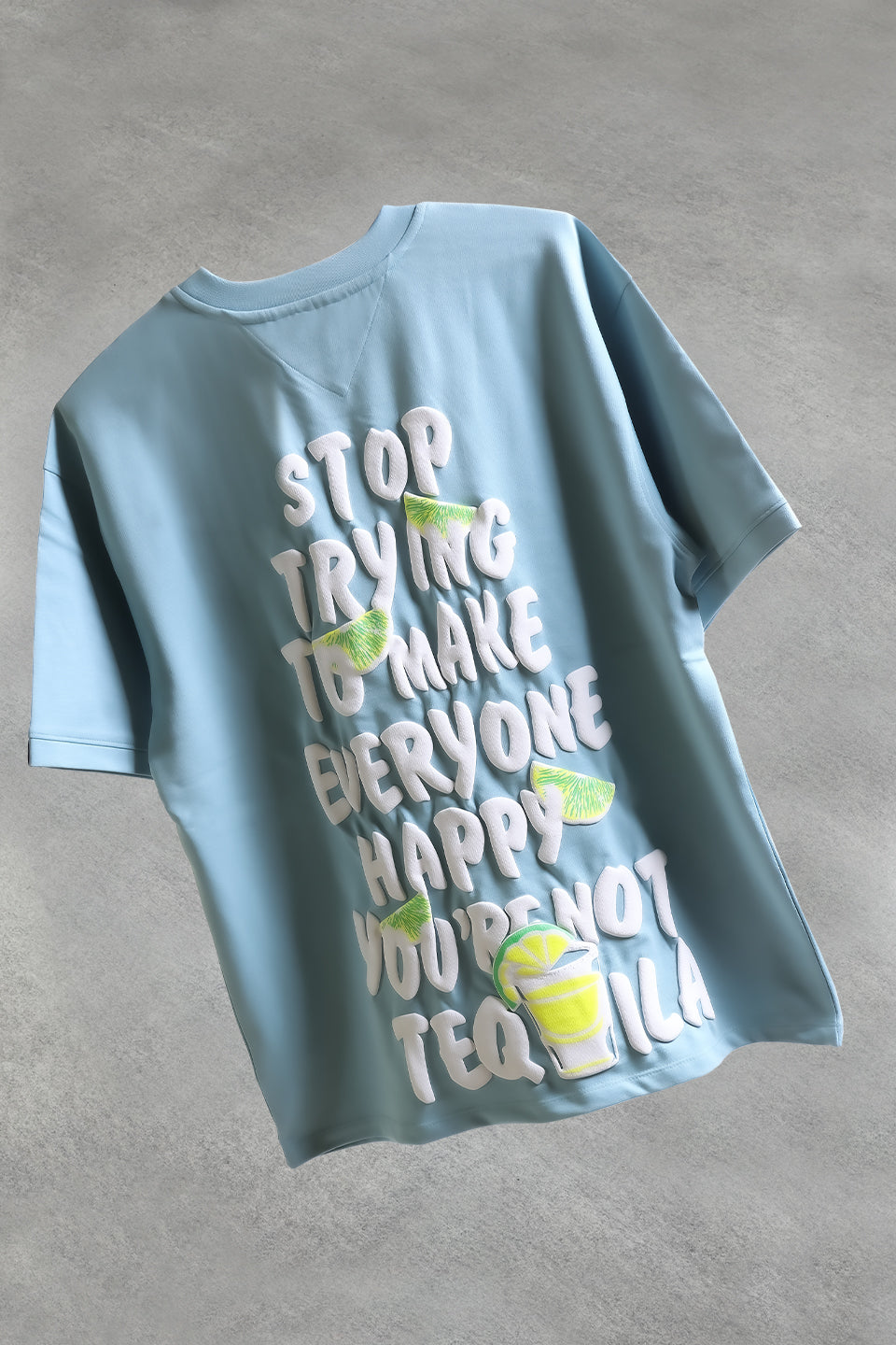 🔥 RICH PRINTED TEES | DROP SHOULDER STYLE | COMBO PACK OF 2 (BLUE+RED)