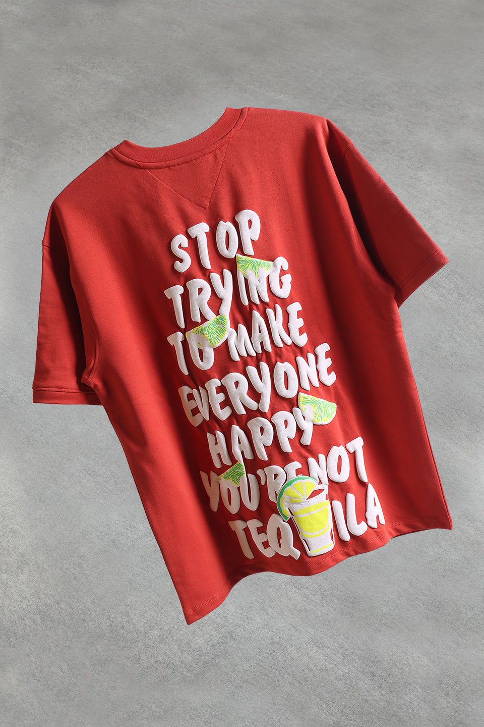 🔥 RICH PRINTED TEES | DROP SHOULDER STYLE | COMBO PACK OF 2 (BLUE+RED)