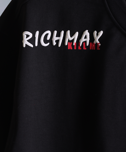 KILL ME ROMANTICALLY OVERSIZED TEE METAL BLACK