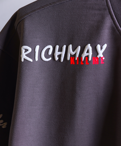 KILL ME ROMANTICALLY OVERSIZED TEE DARK GREY