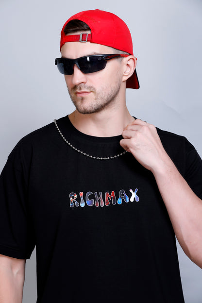 LIVIN THE MOMENT RELAXED FIT CORDSET METAL BLACK