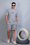LIVE IN THE MOMENT RELAXED FIT CO-ORD SET LIGHT GREY