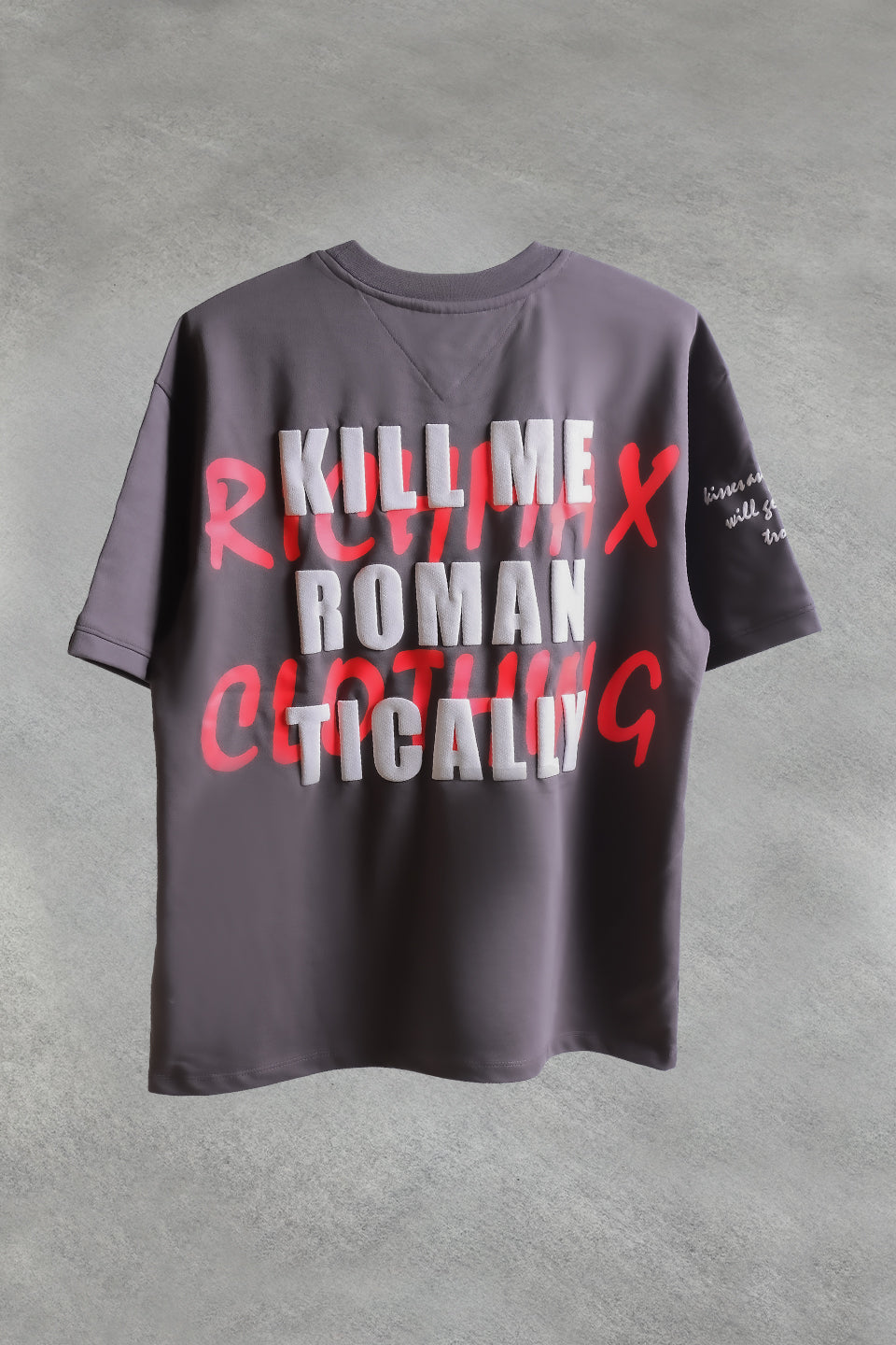 🔥 RICH PRINTED TEES | DROP SHOULDER STYLE | COMBO PACK OF 2 (RED+GREY)