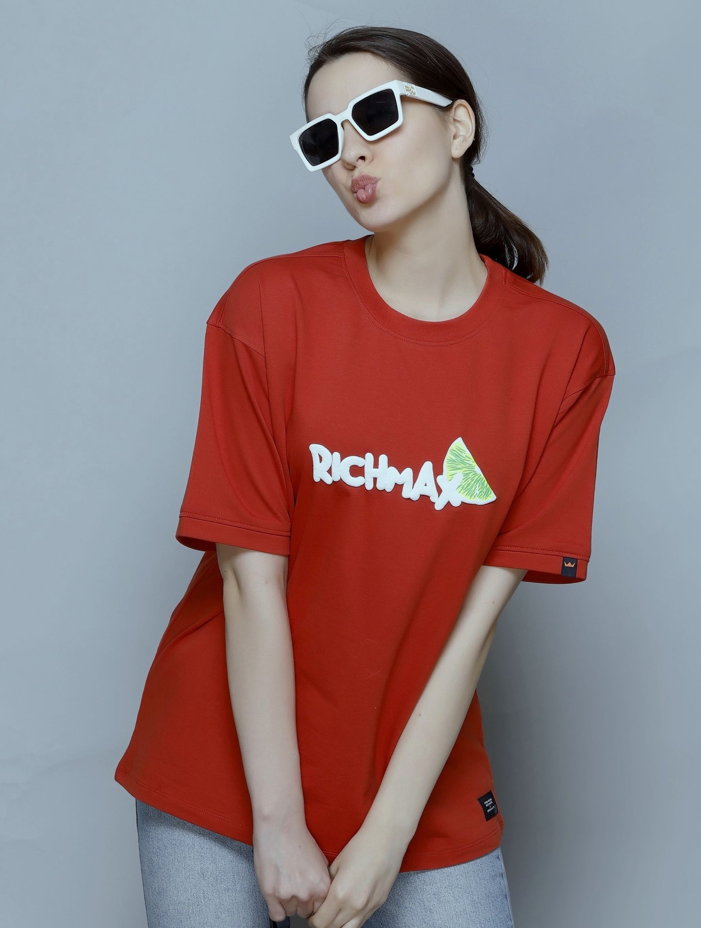 TEQUILA OVERSIZED TEE SCARLET RED
