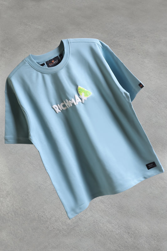 🔥 RICH PRINTED TEES | DROP SHOULDER STYLE | COMBO PACK OF 2 (BLUE+RED)