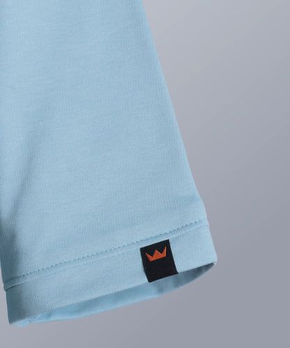 RICHMAX MINIMALIST OVERSIZED TEE AQUA ISLAND