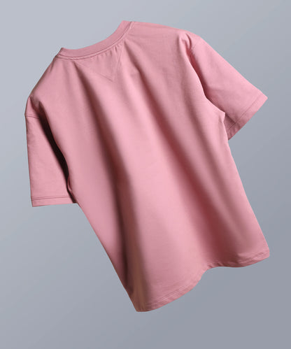 RICHMAX MINIMALIST OVERSIZED TEE BLUSHY ROSE