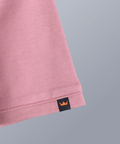 RICHMAX MINIMALIST OVERSIZED TEE BLUSHY ROSE