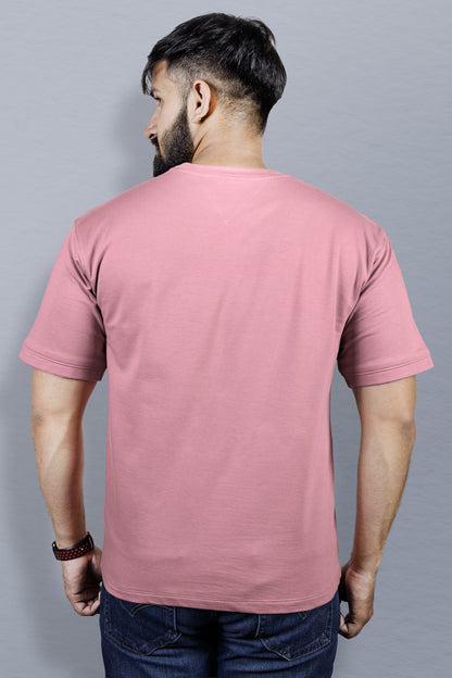 RICHMAX MINIMALIST OVERSIZED TEE BLUSHY ROSE