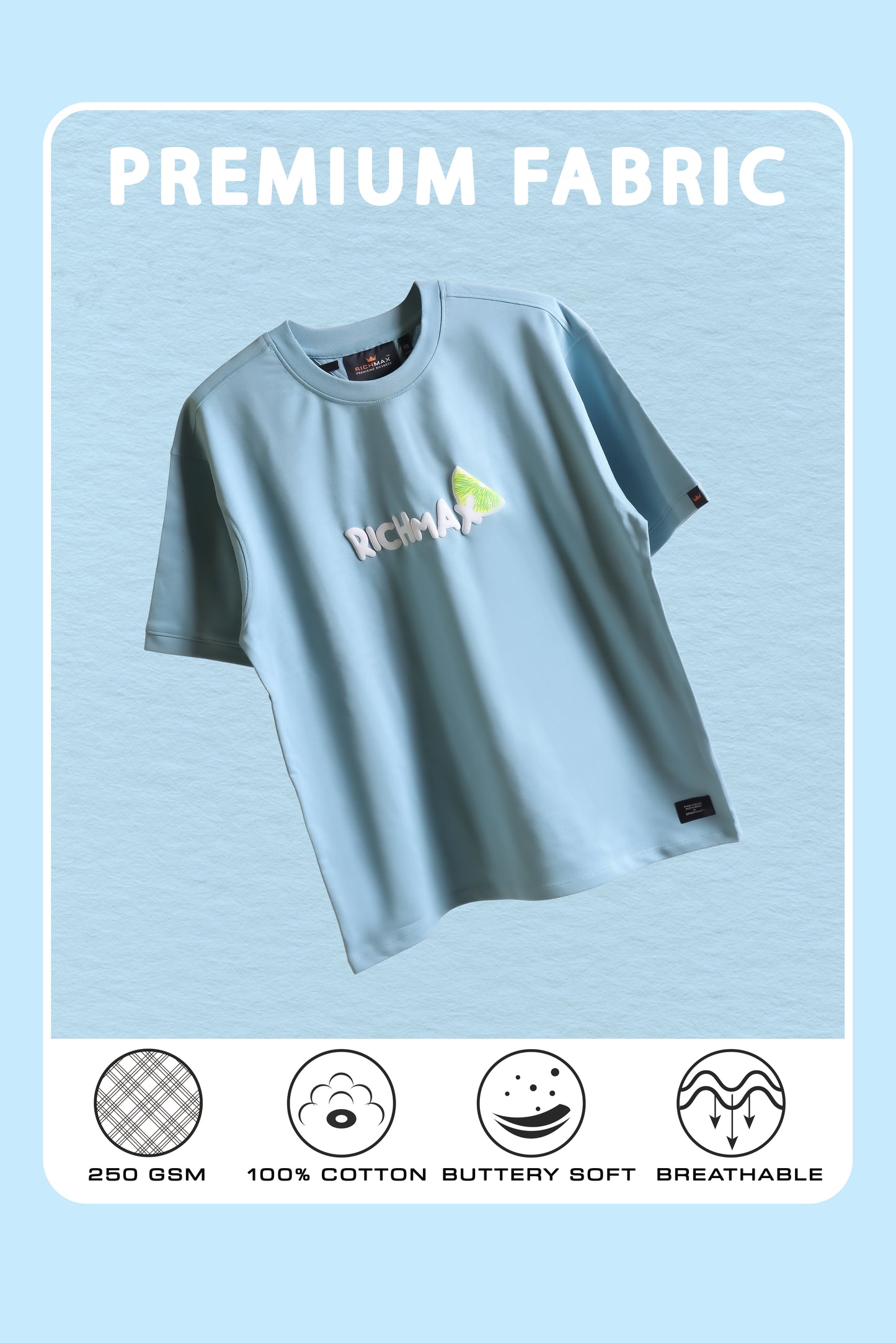 YOU ARE NOT TEQUILA OVERSIZED TEE AQUA ISLAND