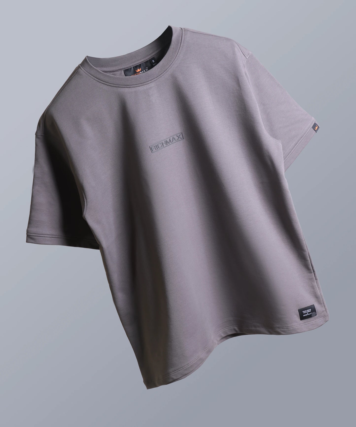 RICHMAX MINIMALIST OVERSIZED TEE DARK GREY