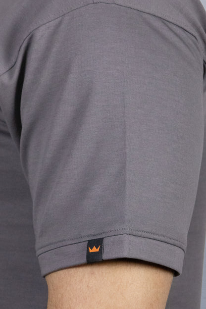 RICHMAX MINIMALIST OVERSIZED TEE DARK GREY